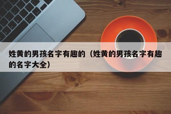 姓黄的男孩名字有趣的（姓黄的男孩名字有趣的名字大全）