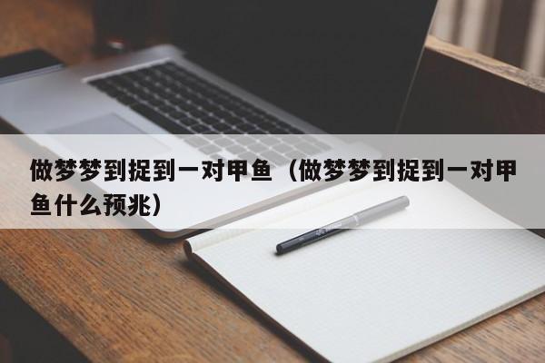 做梦梦到捉到一对甲鱼（做梦梦到捉到一对甲鱼什么预兆）