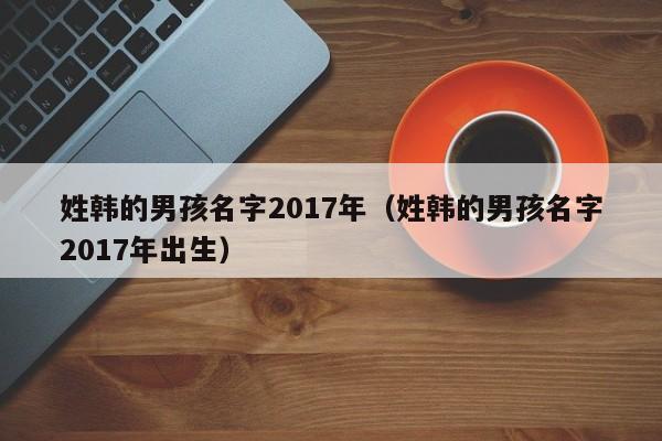 姓韩的男孩名字2017年（姓韩的男孩名字2017年出生）