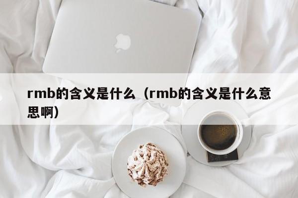 rmb的含义是什么（rmb的含义是什么意思啊）