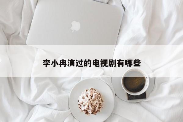 李小冉演过的电视剧有哪些