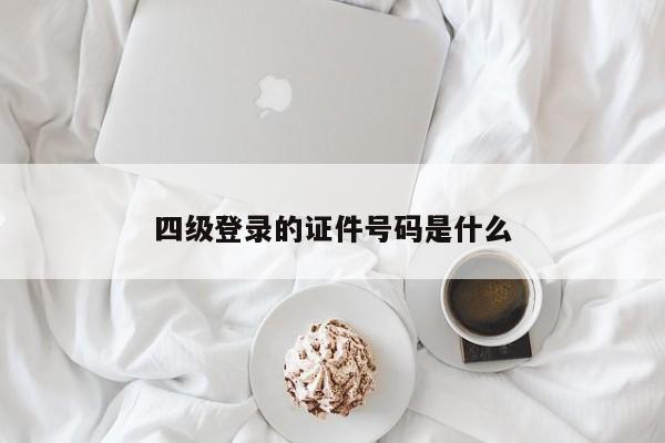 四级登录的证件号码是什么