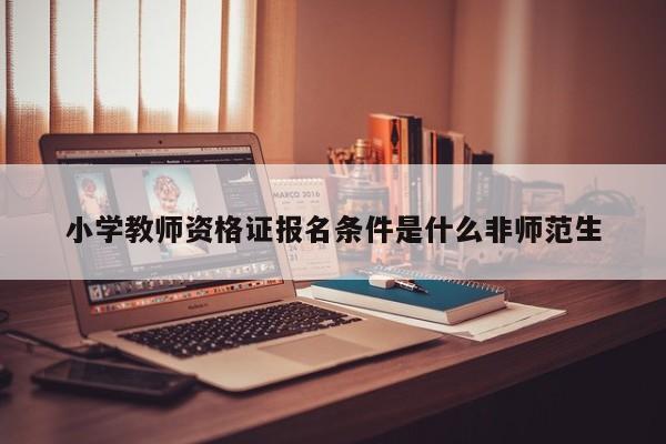 小学教师资格证报名条件是什么非师范生